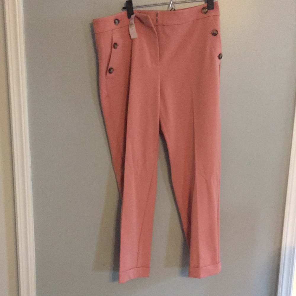 Loft pink size 10 dress pants